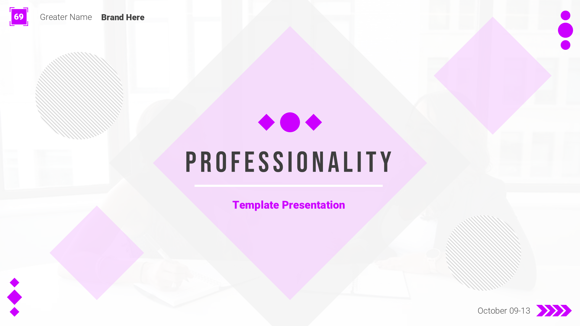 Professionality Purple slide 1